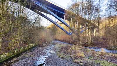 Die Odertalbrücke bei Bad Lauterberg