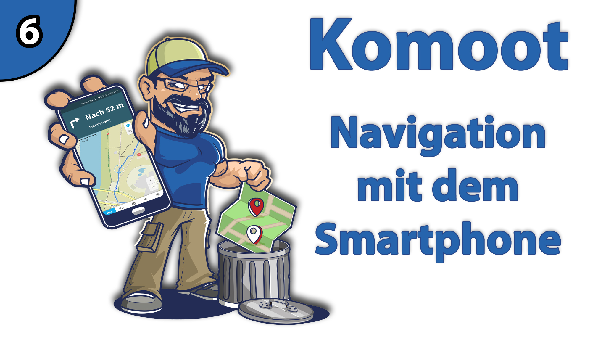 Komoot GPS-Navigation mit der App erklärt