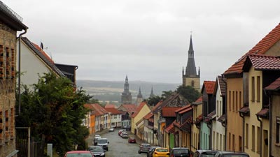 Blick auf die Lutherstadt Eisleben