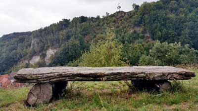 Blick von der Questenburg auf die Queste