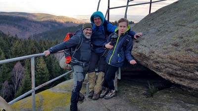 Auf dem Ottofelsen bei Wernigerode