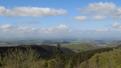 Blick ueber den Suedharz